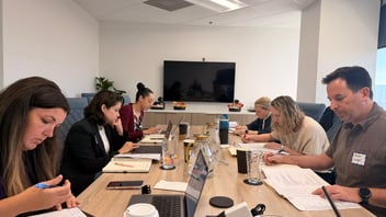 Fractional CFOs reviewing WIP schedules
