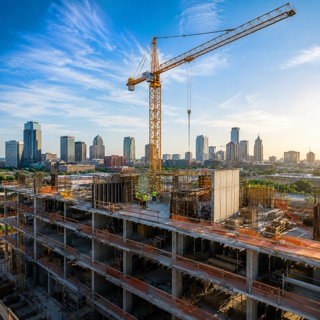 Civil CFO Vertical Construction Site